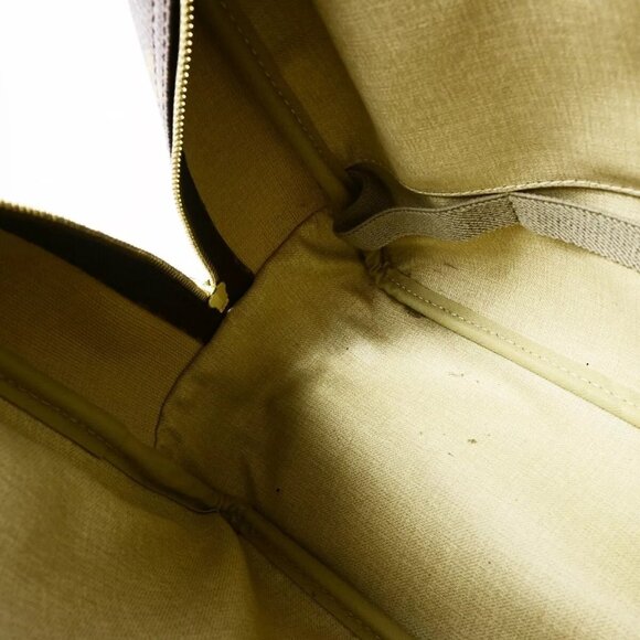 LOUIS VUITTON LV Logo Deauville Hand Bag Monogram Leather Brown - Picture 6 of 16